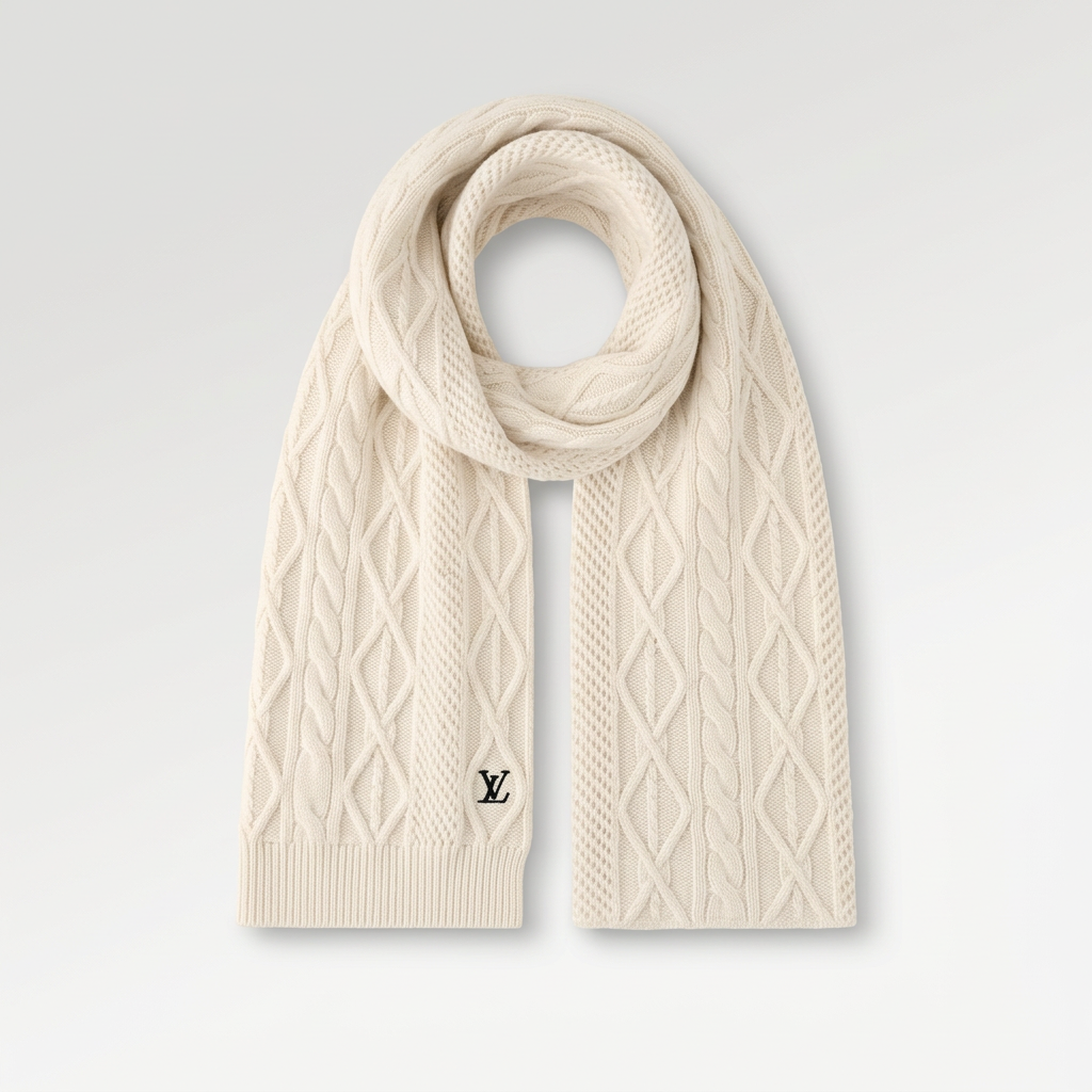 Monogram Luxury Cashmere Scarf