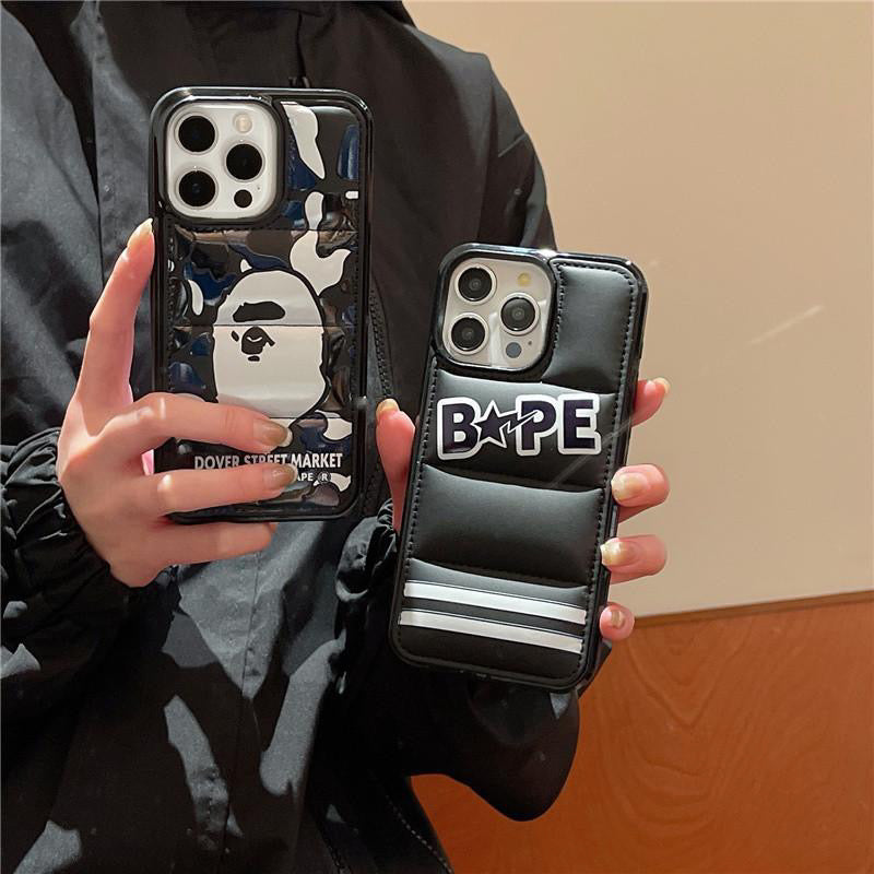 Bape Black & White Puffer iPhone case