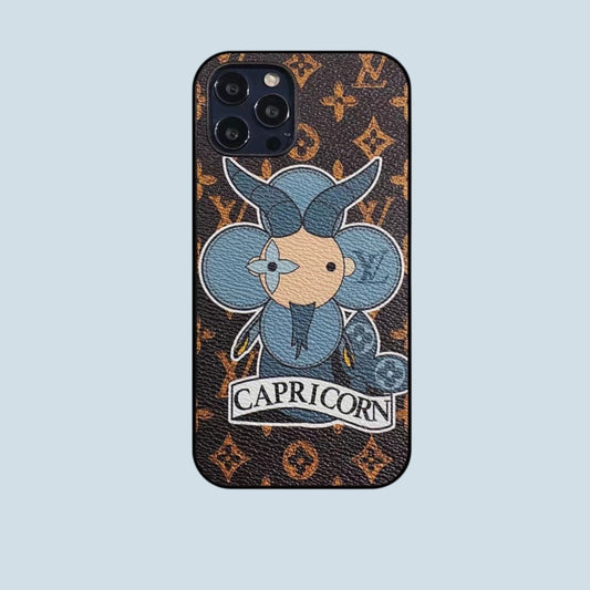Capricorn Love Painted iPhone Case