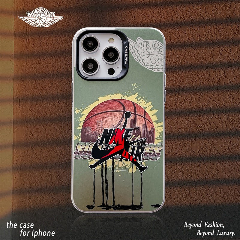 Metallic Basketball iPhone Case