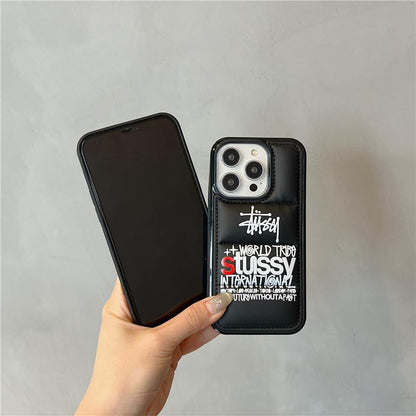 Streetwear Stussy Style  Puffy iPhone case