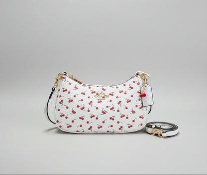 Cherry Print Shoulder Bag