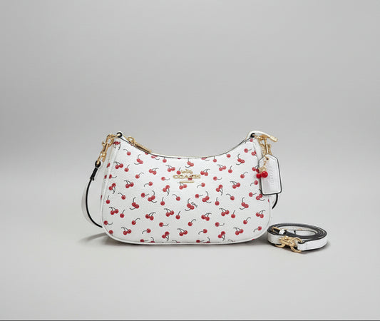 Cherry Print Shoulder Bag