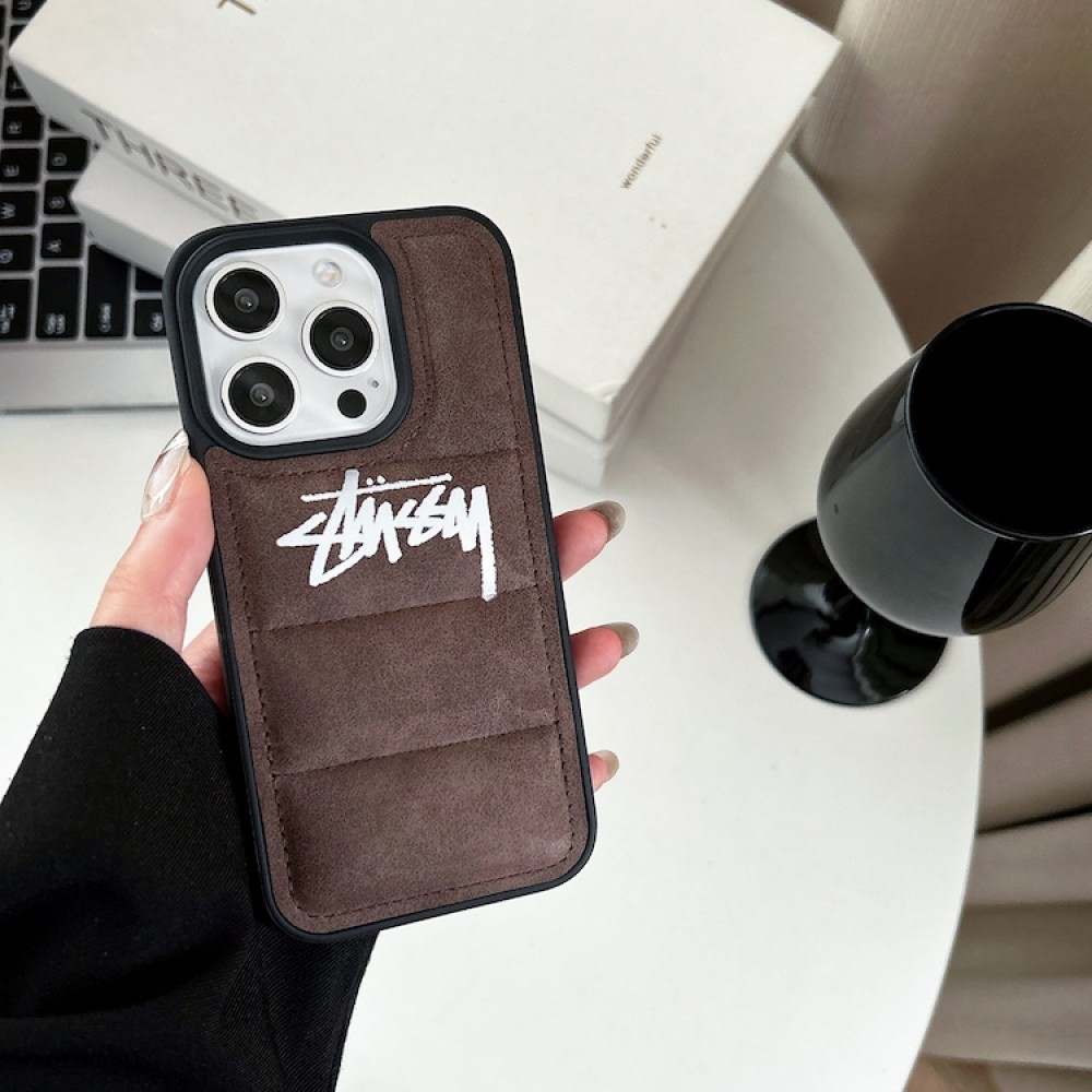 Street Stus Suede Down Filled Puffer iPhone case