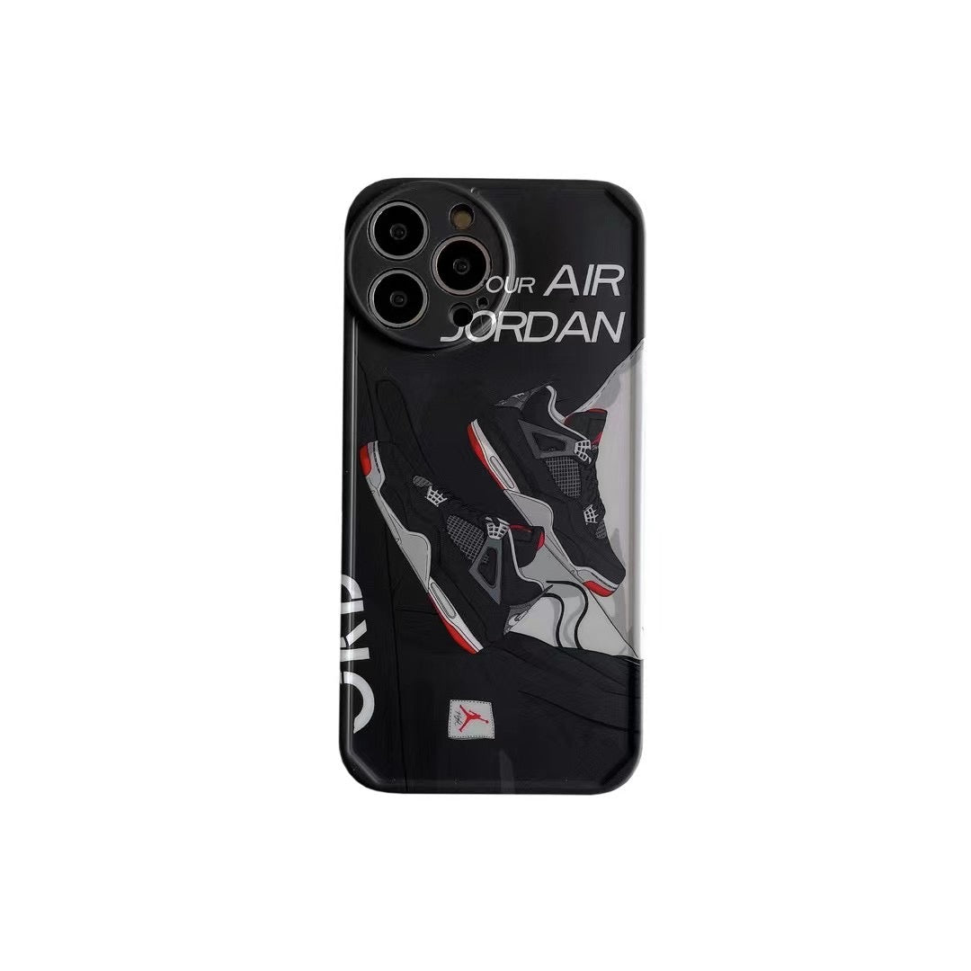 Black Cat or AJ1 design iPhone case