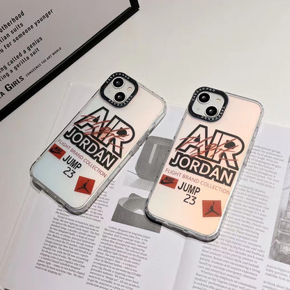Air Jordan Silver iPhone Case