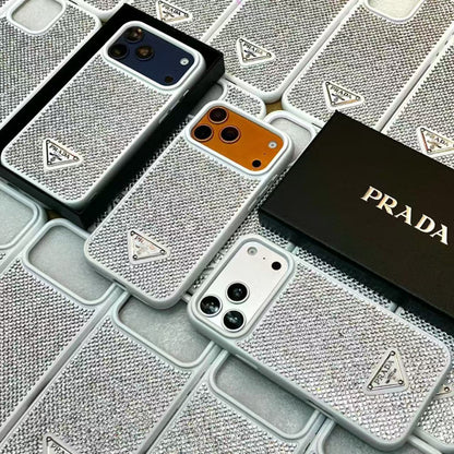 Crystal Luxury Milano iPhone Case -White