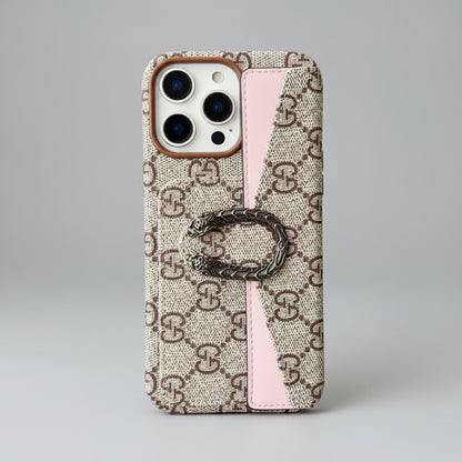 Luxury Horseshoe Card holder Phone Case