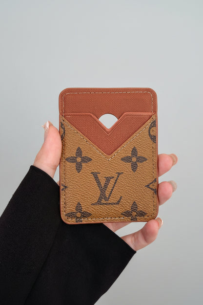 Monogram Canvas MagSafe Card Holder
