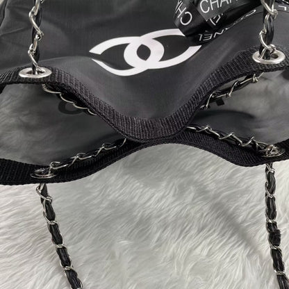 Chanel Beaute Mesh Tote Set