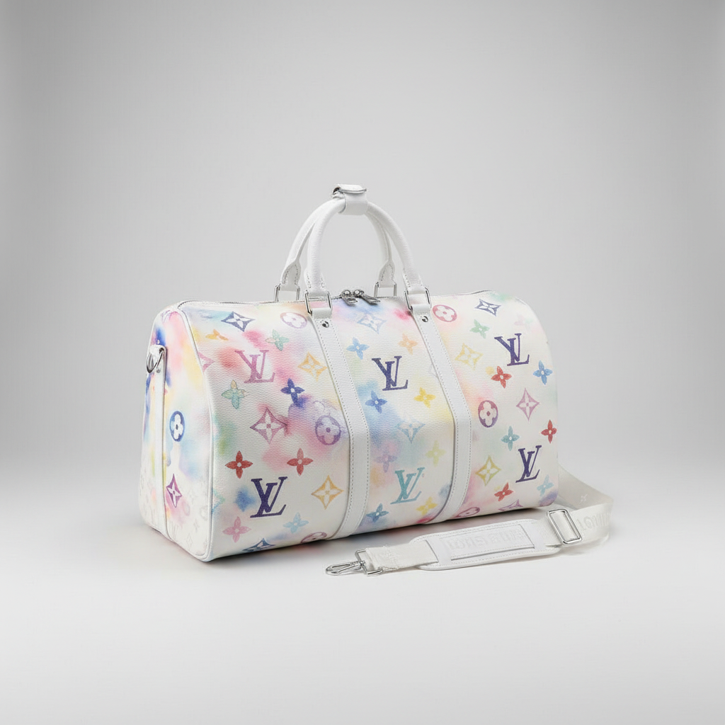 Monogram Watercolor Travel Bag 50