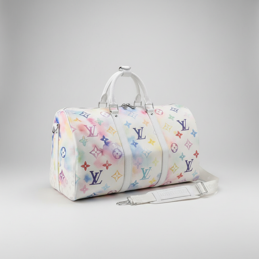 Monogram Watercolor Travel Bag 50