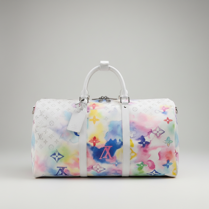 Monogram Watercolor Travel Bag 50