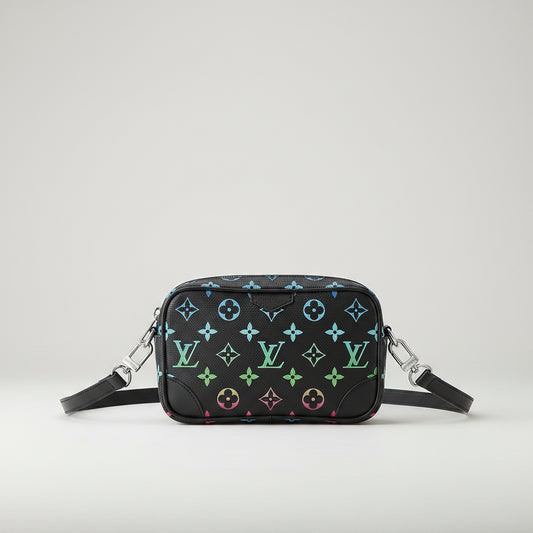 Monogram Iridescent Wearable Wallet Shoulder Bag