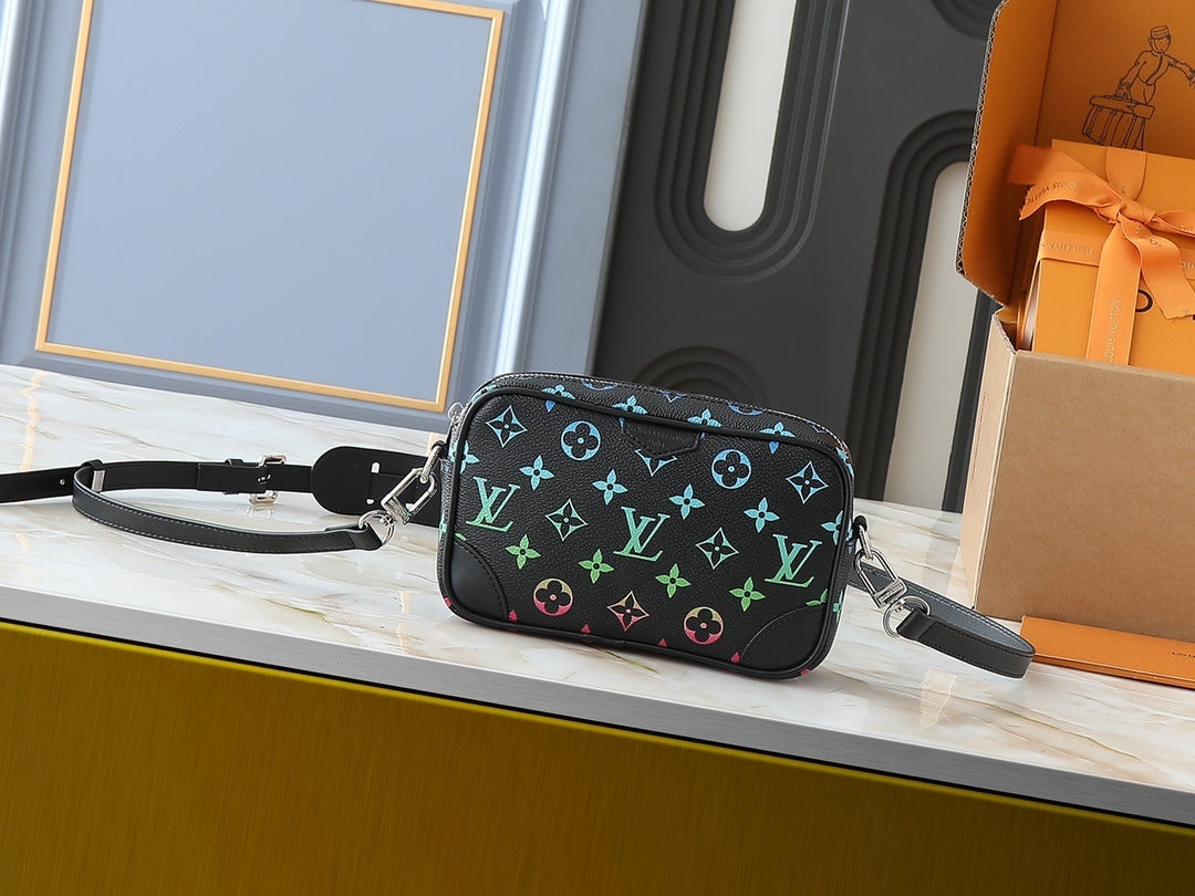 Monogram Iridescent Wearable Wallet Shoulder Bag