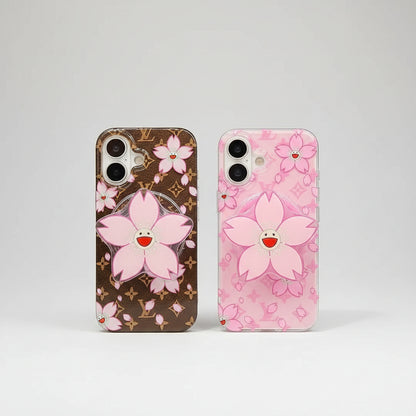 Cherry Blossom  MagSafe iPhone case with Grip