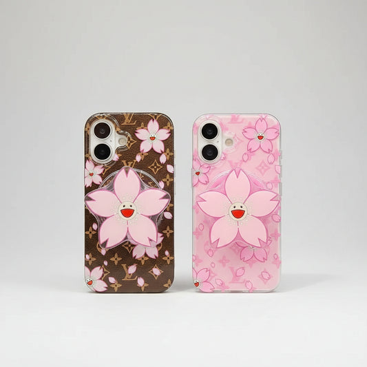 Cherry Blossom  MagSafe iPhone case with Grip