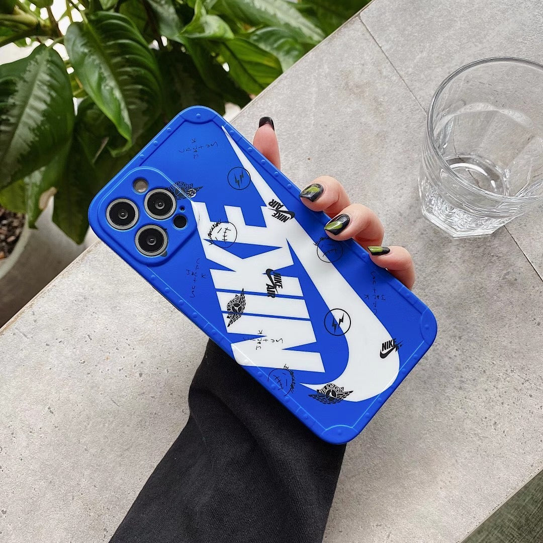 Blue Cactus Jack Collab iPhone Case