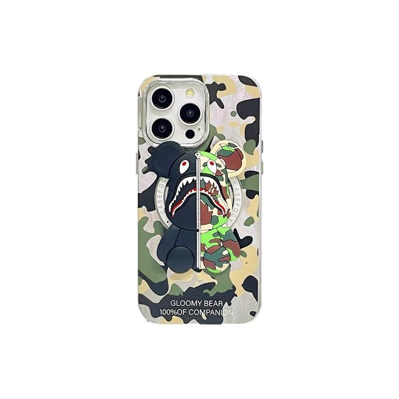 Camo Streetwear MagSafe iPhone case with grip