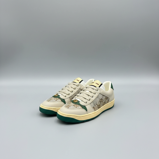Screener Sneaker with Crystals - Tan
