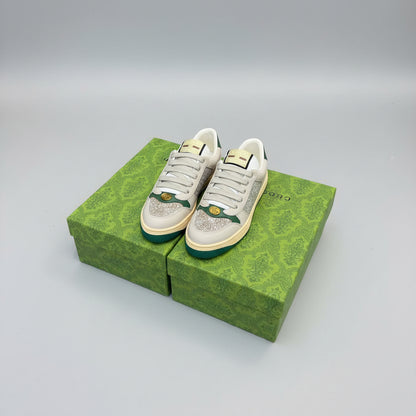Screener Sneaker with Crystals - Tan