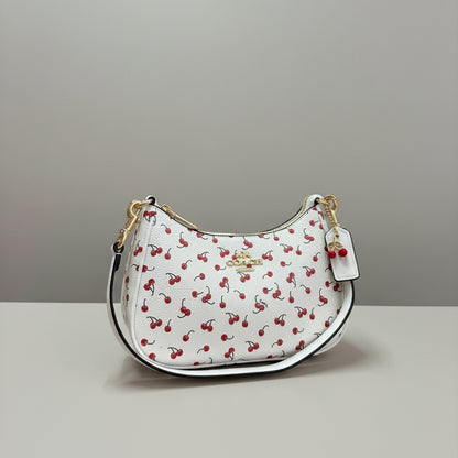 Cherry Print Shoulder Bag
