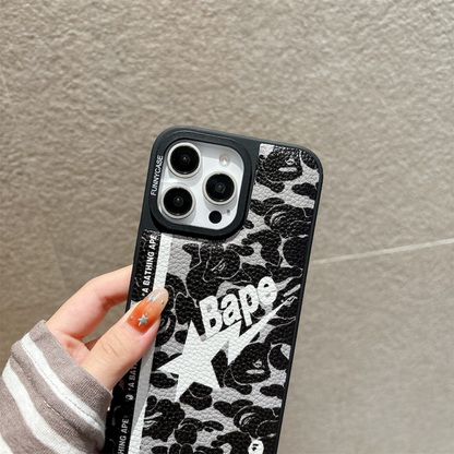 Camouflage Ape Star iPhone Case