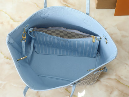 Inside Out Neverfull Bag - Light Blue