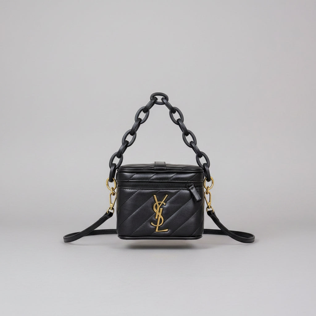 YS Beaute Quilted Cosmetic Vanity Case
