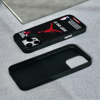 Bulls  Leather Textured iPhone case