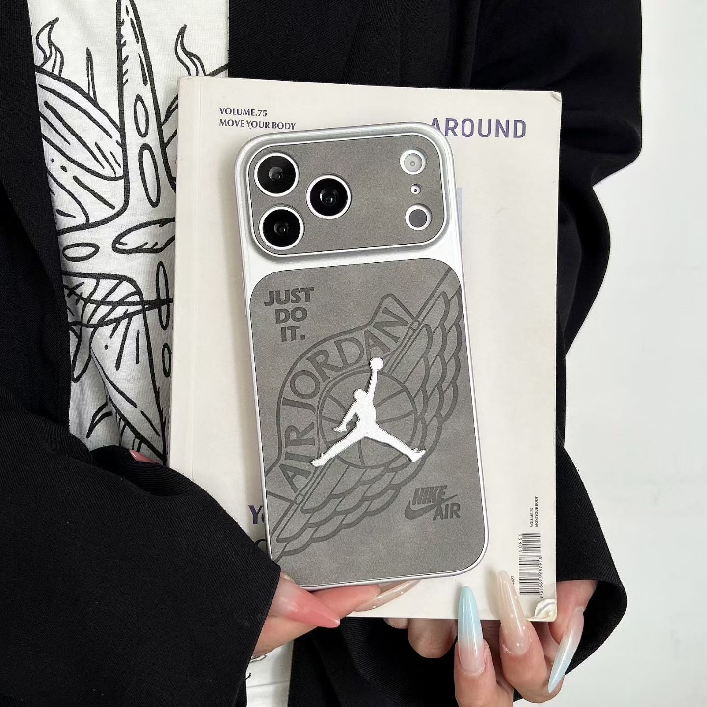 MJ Design Jump Man  Graphic iPhone Case