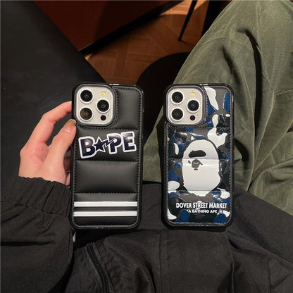 Bape Black & White Puffer iPhone case