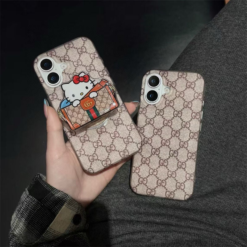 Hello Cute Luxe Kitty MagSafe iPhone Case