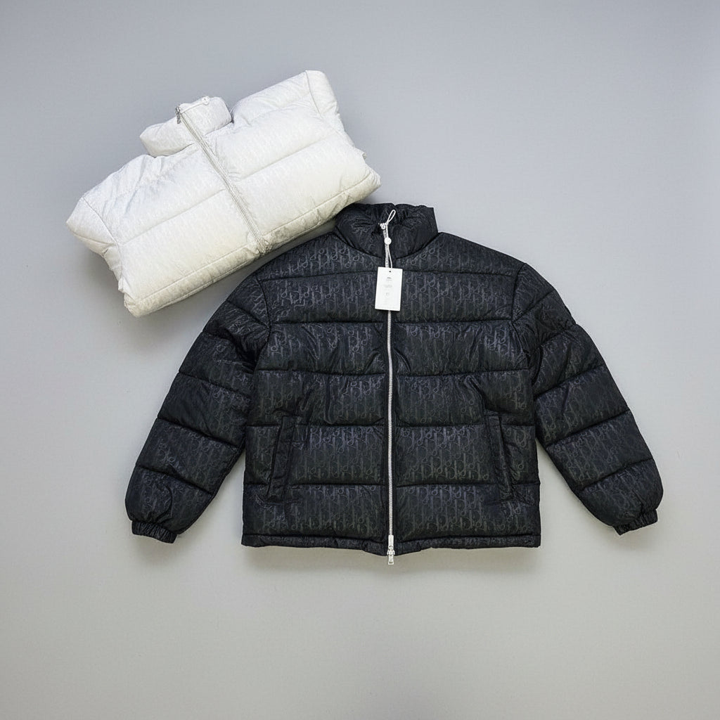 Designer Oblique Puffer Jacket