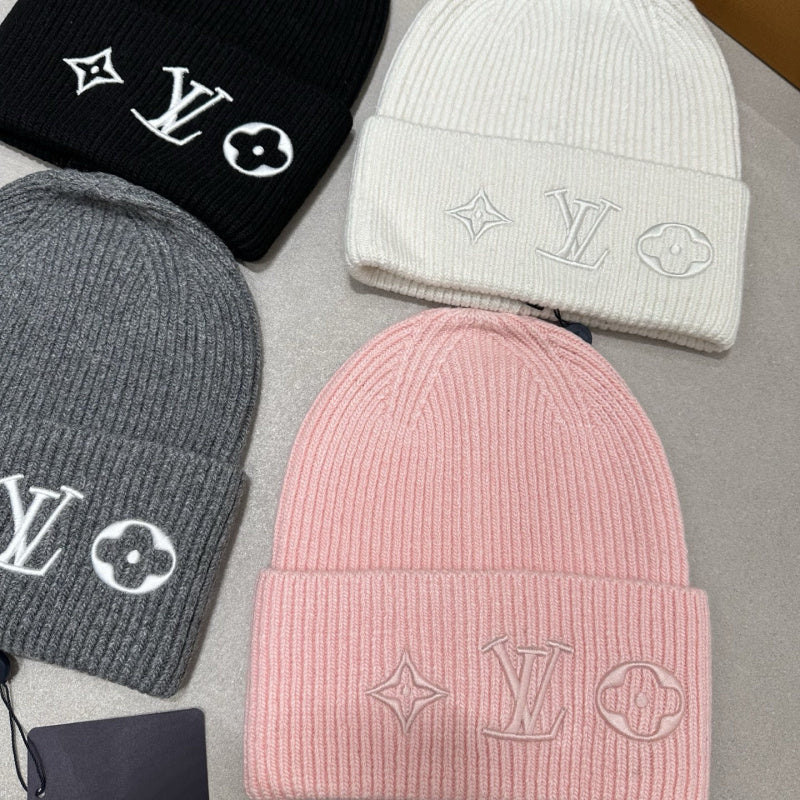 Monogram Wool Beanie Hat