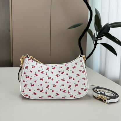 Cherry Print Shoulder Bag