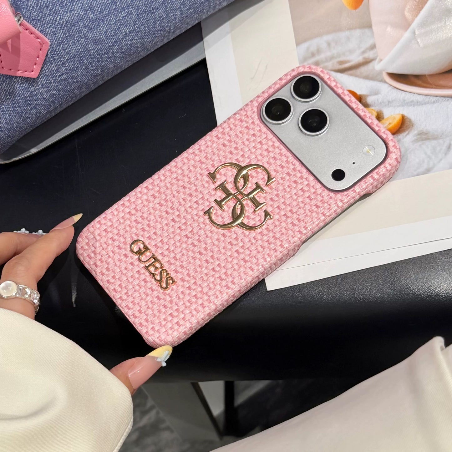 Monogram Tweed iPhone Case
