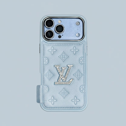 Luxury 1V Leather Look iPhone Case
