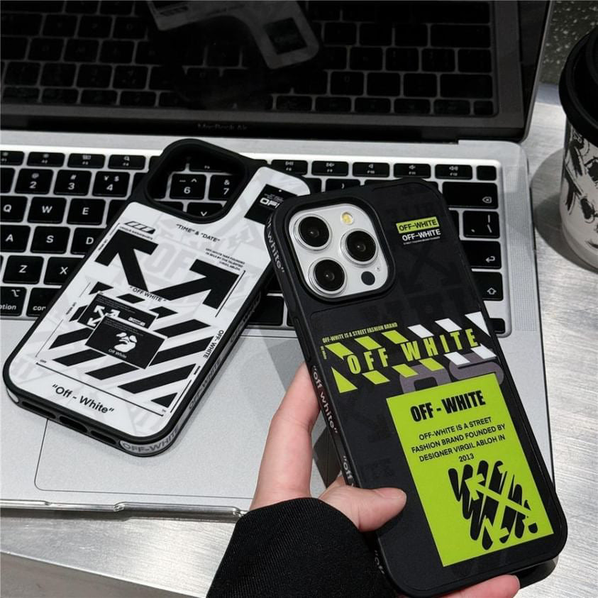 OW Black or white Streetwear iPhone Case