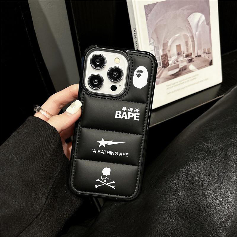 Mastermind or Bape design Puffer iPhone case