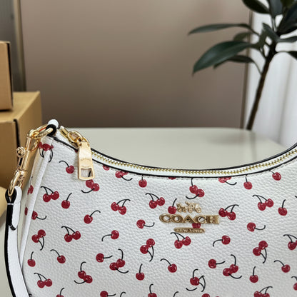 Cherry Print Shoulder Bag