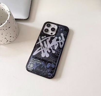 Stus Logo design Puffer iPhone case