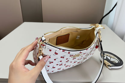 Cherry Print Shoulder Bag