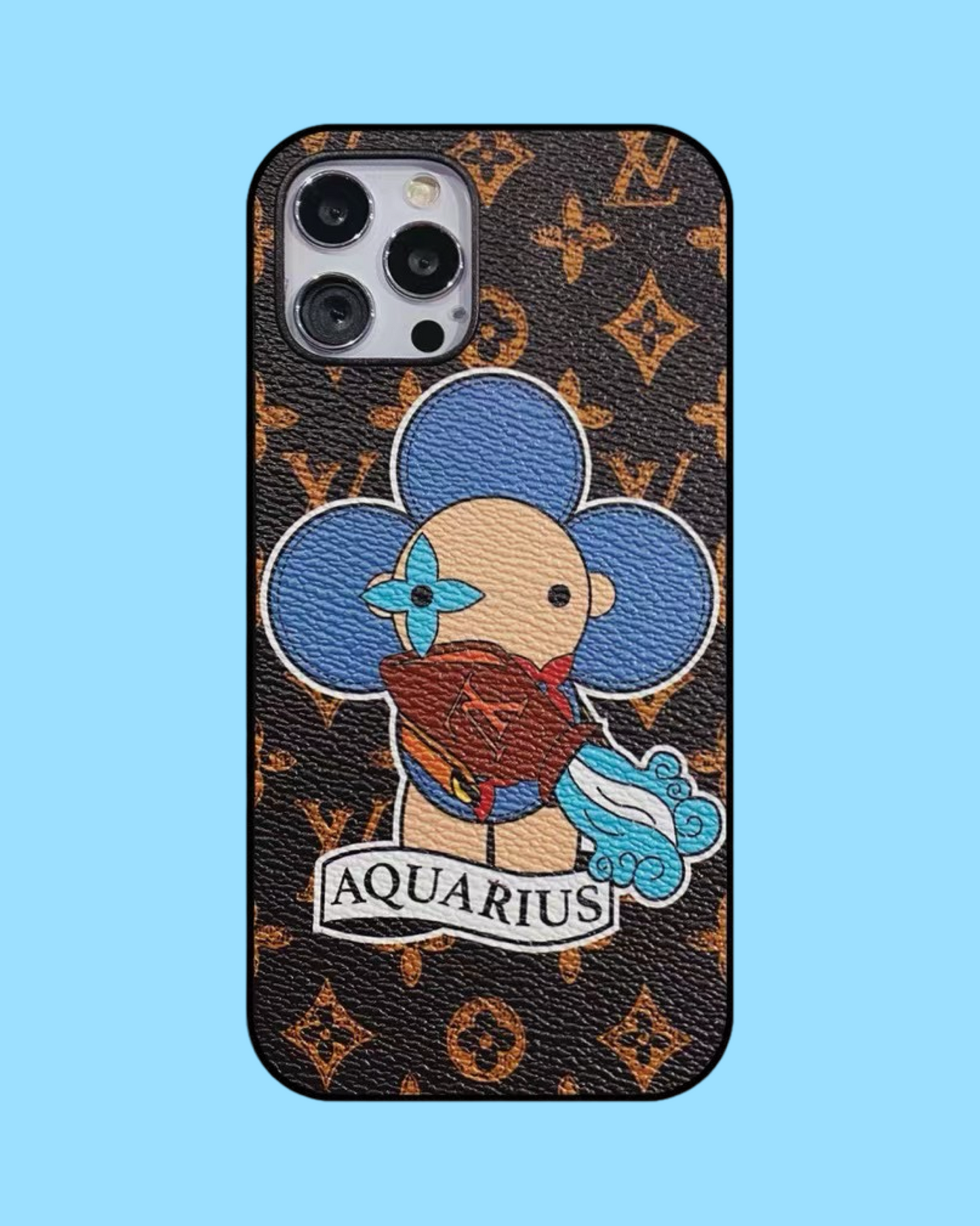 Aquarius Love  Painted iPhone Case Custom made