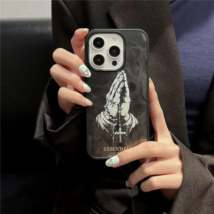 Praying Hands Essentials style iPhone Case