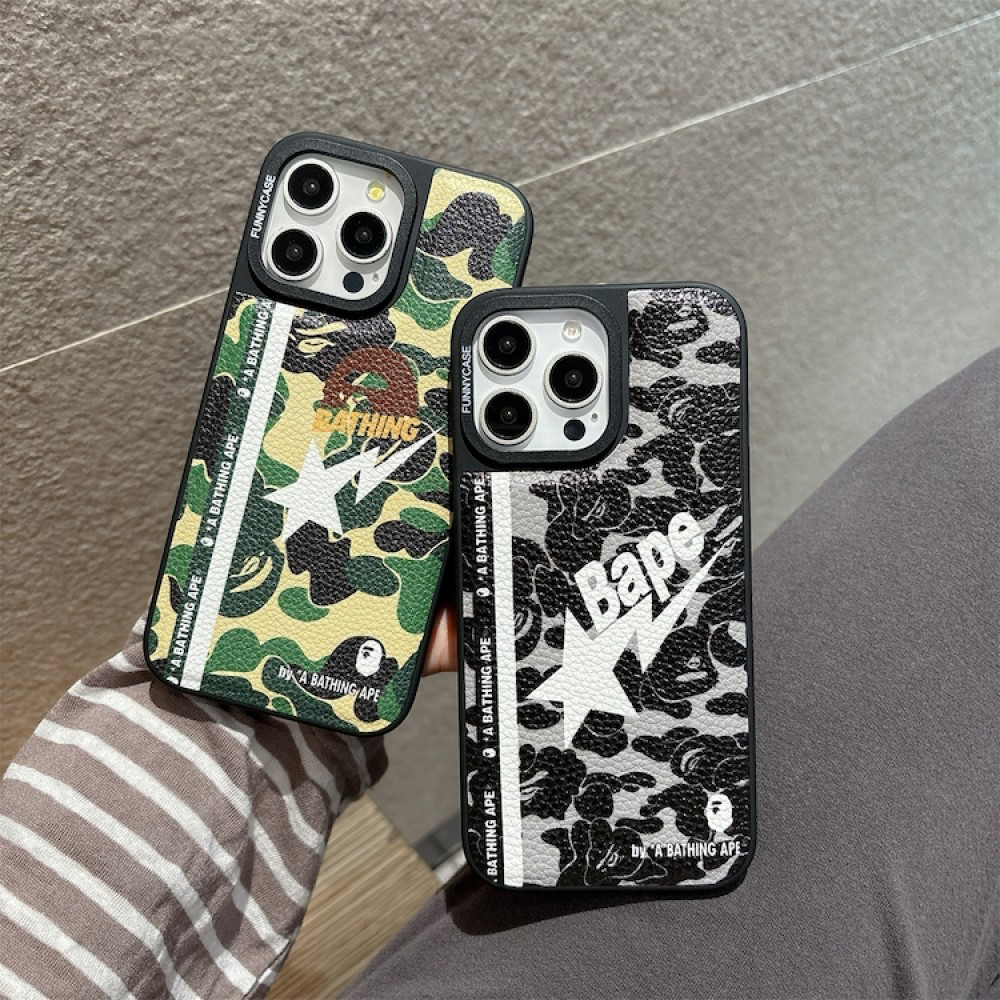 Camouflage Ape Star iPhone Case