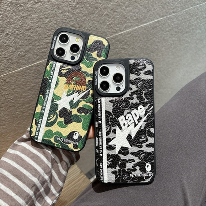 Camouflage Ape Star iPhone Case