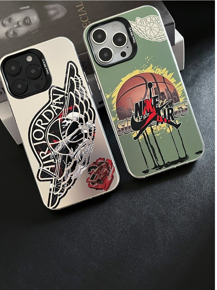 Metallic Basketball iPhone Case