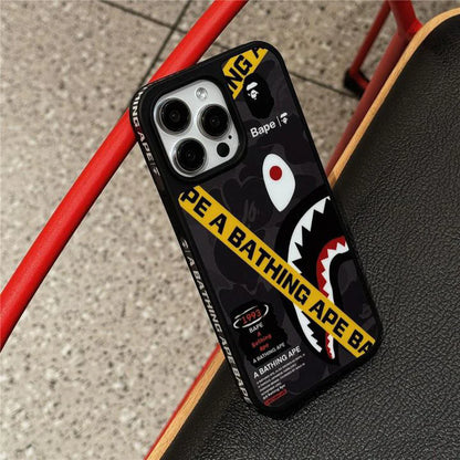 Side design Sad Face iPhone Case