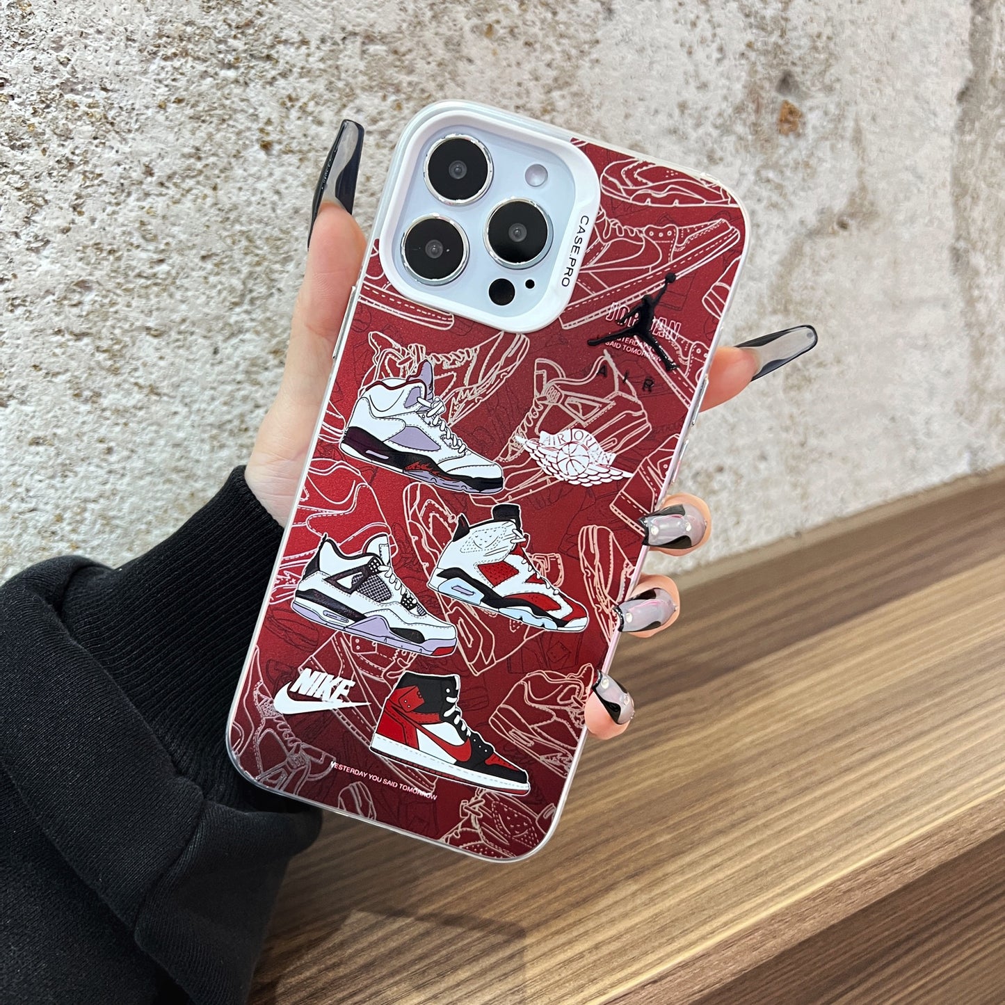 Cactus Jack or Red Sneakers iPhone Case